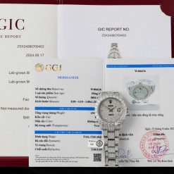 Rolex Rep 1:1 Chế Tác Datejust 126334 Full Kim Moissanite