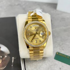 Đồng hồ Rolex Nam Rep 11 Day Date 118238 Mặt Vàng Size 36mm