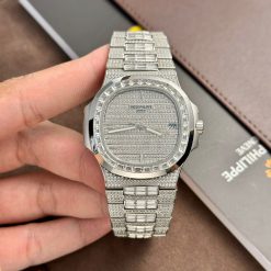 Đồng Hồ Patek Philippe 1:1 Nautilus 5719 Full Đá