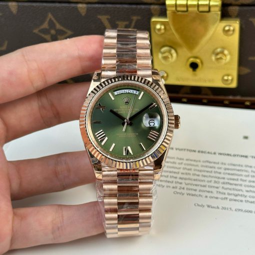 Đồng Hồ Rolex 1:1 Chế Tác Day-Date 40mm Bản Nặng