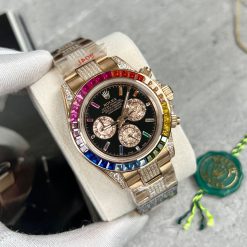 Đồng Hồ Rolex Nam Rep 1:1 Daytona 116595 RBOW Full Đá