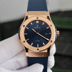 Đồng Hồ Hublot 1:1 Classic King Gold Blue 511.OX.7180.LR 42mm