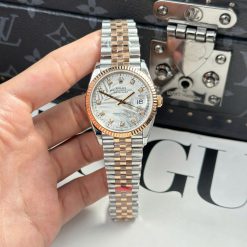 Rolex Datejust Replica M126231 Size 36mm Mặt Lá Cọ