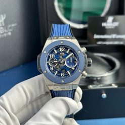 Đồng Hồ Hublot 1:1 Big Bang Unico Blue Viền Ceramic