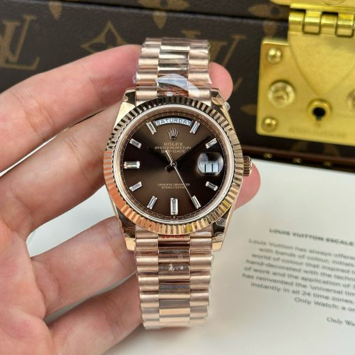 Đồng Hồ Rolex 1:1 Day Date 40mm 228235-0003 nhà máy QF