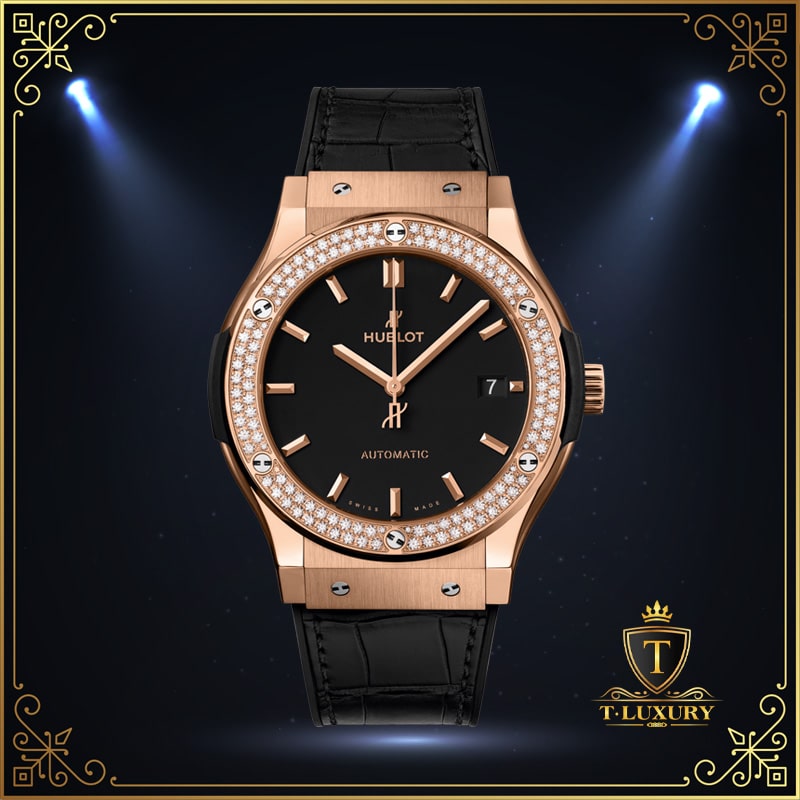 Hublot Classic Fusion King Gold Diamond Bezel Chính Hãng 7910