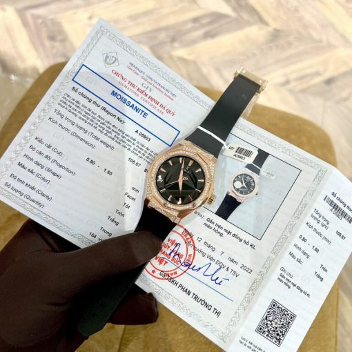 Đồng Hồ Hublot 1:1 Orlinski 550.OS.1800.RX.1804.ORL19 Độ Moissanite