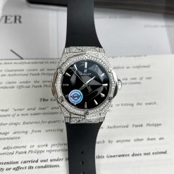 Đồng Hồ Hublot Orlinski 1:1 Titanium Độ Kim Moissanite