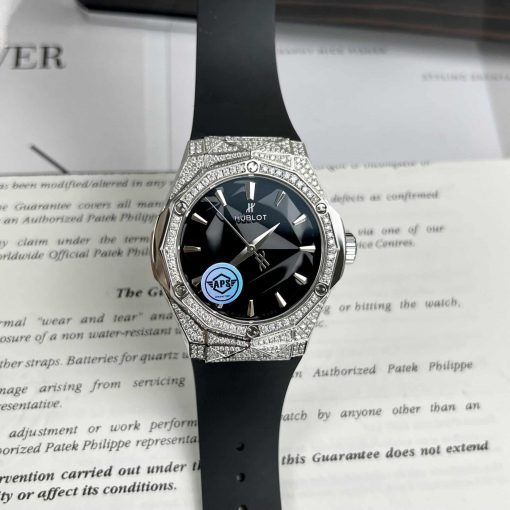 Đồng Hồ Hublot Orlinski 1:1 Titanium Độ Kim Moissanite