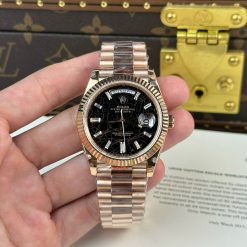 Rolex Replica 1:1 Day Date 228235 Eisenkiesel Bọc Vàng 18k