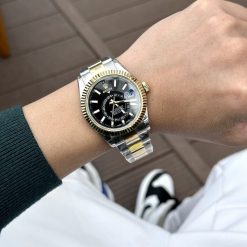 Đồng hồ Rolex Sky-Dweller 326933-0005 Mặt Số Đen