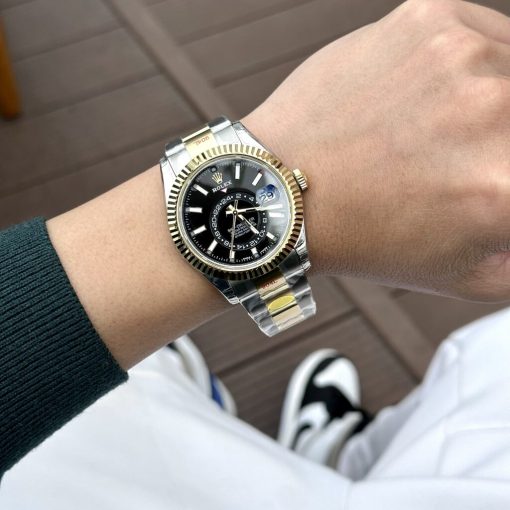 Đồng hồ Rolex Sky-Dweller 326933-0005 Mặt Số Đen