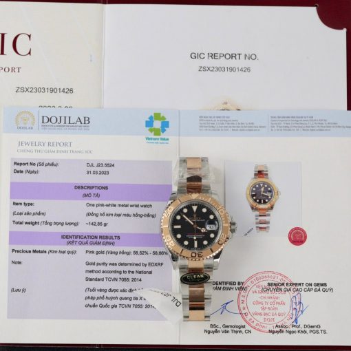 Rolex Rep 1:1 Yacht Master M126621-0001 Bọc Vàng 18k - Ảnh 2