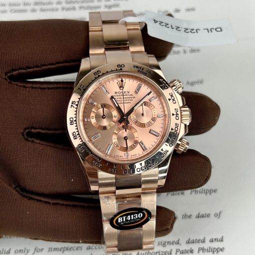 Đồng Hồ Rolex 1:1 Daytona M116505-0012 Bọc Vàng 18k nhà máy BT