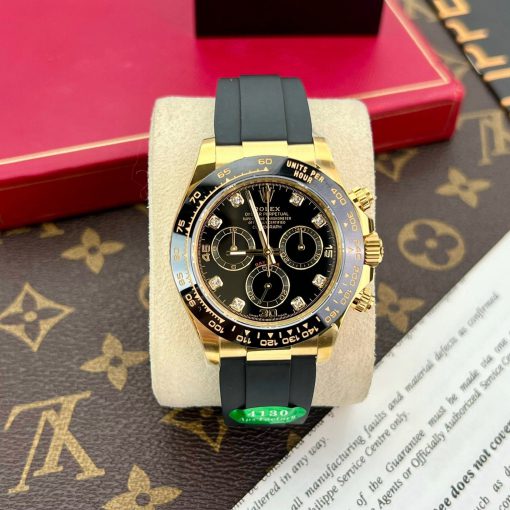 Đồng Hồ Rolex Nam Rep 1:1 Daytona M116518 Black Dial Nhà Máy BT