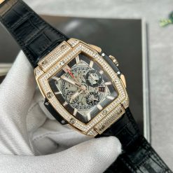 Hublot Spirit Of Big Bang King Gold Full Đá Size 42mm