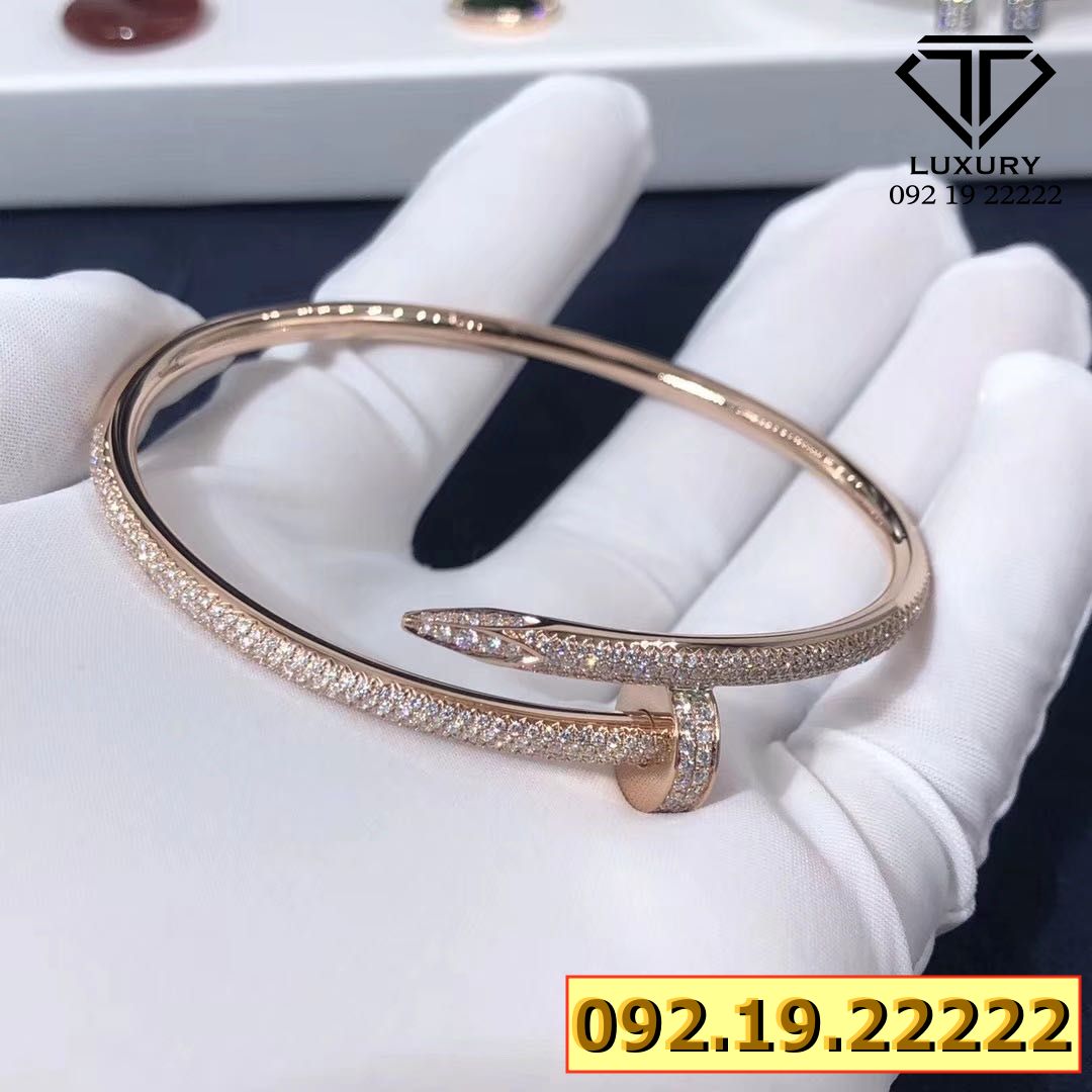 vòng đinh cartier vàng 18k